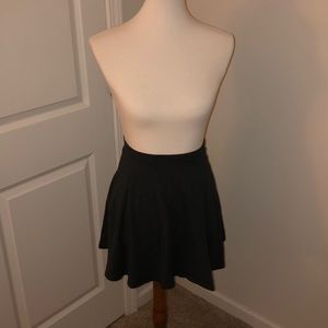 Gray Skater Skirt